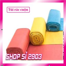 ( COMBO 5 BỊCH =5 KG ) TÚI RÁC CUỘN ( 3 CUỘN/BỊCH) 3