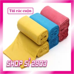 ( COMBO 5 BỊCH =5 KG ) TÚI RÁC CUỘN ( 3 CUỘN/BỊCH) 1