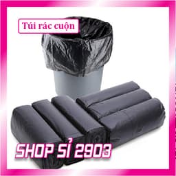 [ BỊCH 1KG] TÚI RÁC ĐEN CUỘN ( 3 CUỘN/BỊCH) -Túi đựng rác đen đủ size 1