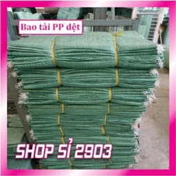 Lốc 10 cái bao tải dứa xanh - từ 1 tạ - 2.5 tạ 4