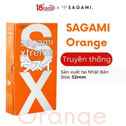 Bao cao su Sagami Orange kiểu truyền thống hộp 10 chiếc 5