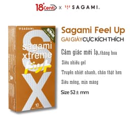 Bao cao su Sagami Feel Up Có Gai Làm Cho Cuộc Yêu Dễ Dàng Chạm Đỉnh Hộp 10 Bao 2