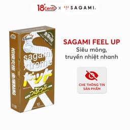 Bao cao su Sagami Feel Up Có Gai Làm Cho Cuộc Yêu Dễ Dàng Chạm Đỉnh Hộp 10 Bao 3