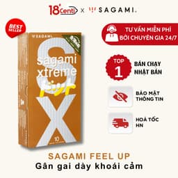 Bao cao su Sagami Feel Up Có Gai Làm Cho Cuộc Yêu Dễ Dàng Chạm Đỉnh Hộp 10 Bao 1
