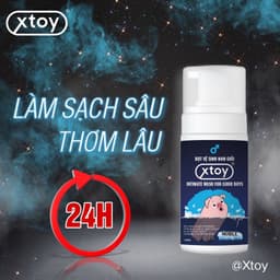 Bọt vệ sinh nam giới XTOY Dung dịch tạo bọt cao cấp 100ml - 18Centi 7