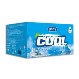 Bao cao su gai XTOY COOL, the mát bcs siêu mỏng gân gai kéo dài quan hệ hộp 10 chiếc - 18CENTI 6