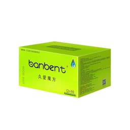 Bao cao su siêu mỏng 001 gân gai BANBENT Xanh Long lasting love cube kéo dài thời gian Hộp 10bcs 9