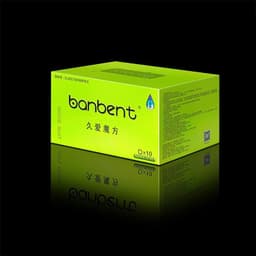 Bao cao su siêu mỏng 001 gân gai BANBENT Xanh Long lasting love cube kéo dài thời gian Hộp 10bcs 7