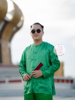 Bộ bà ba phi bóng xanh lá - Có bộ bà ba Bigsize- may sỉ bà ba toàn quốc - May bộ bà ba theo yêu cầu 1