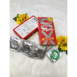 Bao cao su Sagami Feel Long bcs gai nhỏ siêu mỏng hộp 10 chiếc 6