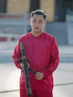BIGSIZE BỘ BÀ BA NAM PHI BÓNG ĐỎ ĐÔ - Áo bà ba Cần Thơ 7