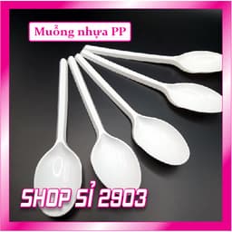 (300 CÁI) Muỗng cơm - muỗng trà sữa - Muỗng 15 cm 3