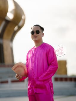 BIGSIZE Bộ bà ba phi bóng hồng cánh sen - Có bộ bà ba Bigsize- may sỉ bà ba toàn quốc - May bộ bà ba theo yêu cầu 1