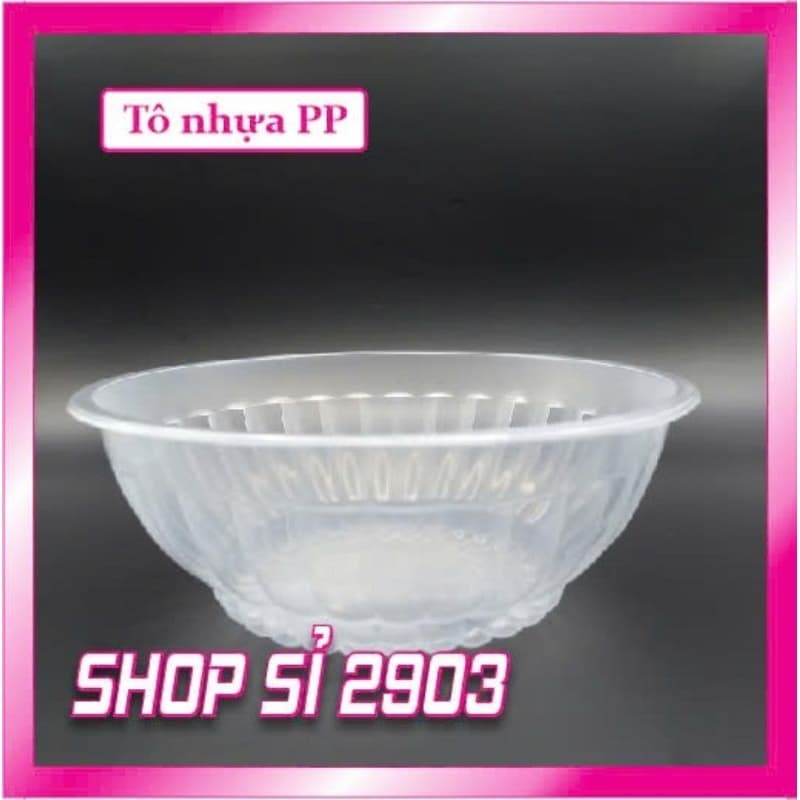 (COMBO 100 CÁI) Tô nhựa trong dùng 1 lần
