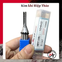 Mũi cắt CNC phay gỗ Tideway dao phay 3 cánh 2 me thẳng và xoắn TCT 5mm 6mm 8mm MCCNC-TW 1