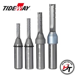Mũi cắt CNC phay gỗ Tideway dao phay 3 cánh 2 me thẳng và xoắn TCT 5mm 6mm 8mm MCCNC-TW 7
