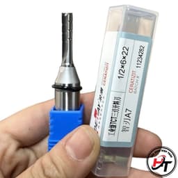 Mũi cắt CNC phay gỗ Tideway dao phay 3 cánh 2 me thẳng và xoắn TCT 5mm 6mm 8mm MCCNC-TW 3