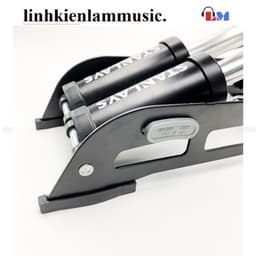 Bơm Đạp Xe Máy Ô Tô 2 Ống USA Standar và Máy Bơm Lốp Xe 2 Ống Hơi Da Li Shen . 7