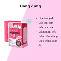 Xà Phòng Alpha Arbutin 3 Plus Precious Skin 80g Làm Sáng Da Dưỡng Ẩm Chống Lão Hóa 2