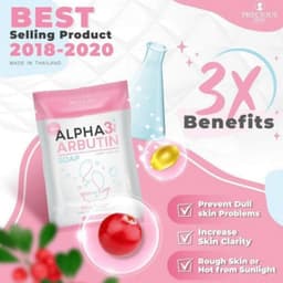 Xà Phòng Alpha Arbutin 3 Plus Precious Skin 80g Làm Sáng Da Dưỡng Ẩm Chống Lão Hóa 4