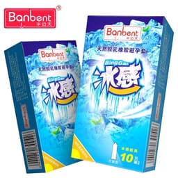 Bao cao su siêu mỏng 001 BANBENT Biggan hương bạc hà mát lạnh, 10 chiếc 5