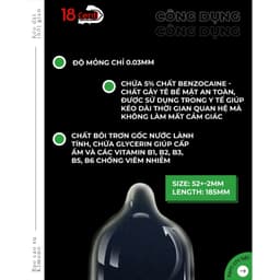 Bao cao su kéo dài thời gian siêu mỏng Kimono màu xanh lá 0.03mm hộp 12 cái chính hãng 3