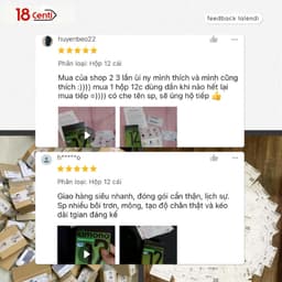 Bao cao su kéo dài thời gian siêu mỏng Kimono màu xanh lá 0.03mm hộp 12 cái chính hãng 8