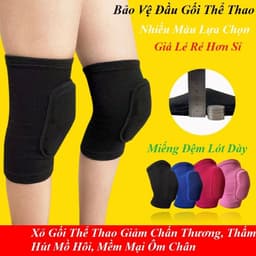 [Giá 1 Đôi]-Bảo vệ đầu gối,(Mẫu 03) Bộ 2 bó gối thể thao QueenSport chính hãng( Có 8 Màu) 1