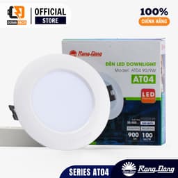 Đèn LED Downlight âm trần Rạng Đông Model AT04 ánh sáng trắng vàng trung tính bảo hành 1 đổi 1 8