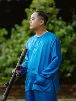 BIGSIZE bộ phi bóng xanh dương - Bộ bà ba Bigsize- may sỉ bà ba toàn quốc - May bộ bà ba theo yêu cầu 4
