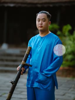BIGSIZE bộ phi bóng xanh dương - Bộ bà ba Bigsize- may sỉ bà ba toàn quốc - May bộ bà ba theo yêu cầu 7