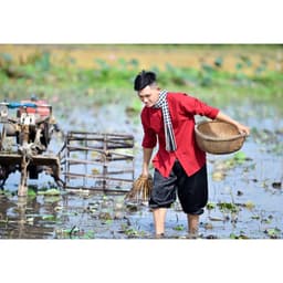 Bộ bà ba phối áo cate đỏ quần phi đen - Có bộ bà ba Bigsize- may sỉ bà ba toàn quốc - May bộ bà ba theo yêu cầu 4