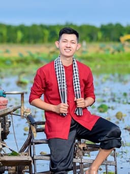 Bộ bà ba phối áo cate đỏ quần phi đen - Có bộ bà ba Bigsize- may sỉ bà ba toàn quốc - May bộ bà ba theo yêu cầu 7