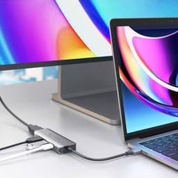 HUB chuyển đổi chính hãng HyperDriver 4 trong 1 chuyển type c sang hdmi 4k 7