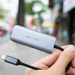 HUB chuyển đổi chính hãng HyperDriver 4 trong 1 chuyển type c sang hdmi 4k 5
