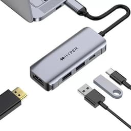 HUB chuyển đổi chính hãng HyperDriver 4 trong 1 chuyển type c sang hdmi 4k 2