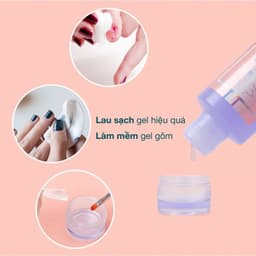 Nước rửa móng ủ phá gel Axiton dhuyên dụng 500ml loại thơm không mùi độc hại chính hãng [ NAILS SUPPLY ] 6