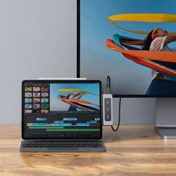 Bộ chuyển đổi chính hãng Hyperdrive Media 6 trong 1 HDMI 4K/60Hz USB-Hub 5