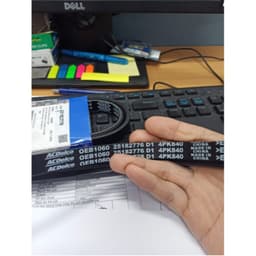 Dây curoa điều hoà + bơm nước Spark 2018 thước điện Gm:25195592 -25182776 5
