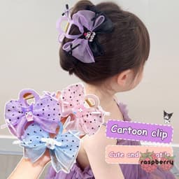 Kẹp Tóc Kuromi Lấy Kẹp Tóc Bé Gái Cá Mập Kẹp 2024 Phong Cách Mới Bé Gái Lưng Đầu Gãy Tóc Dụng Cụ Tiện Dụng Kẹp Tóc 2