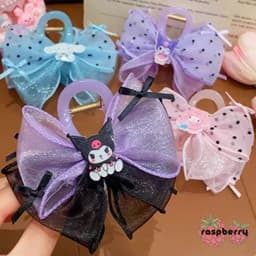 Kẹp Tóc Kuromi Lấy Kẹp Tóc Bé Gái Cá Mập Kẹp 2024 Phong Cách Mới Bé Gái Lưng Đầu Gãy Tóc Dụng Cụ Tiện Dụng Kẹp Tóc 3