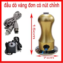 đầu dò vàng đơn dùng cho máy vật lý trị liệu, máy điện sinh học DDS 1