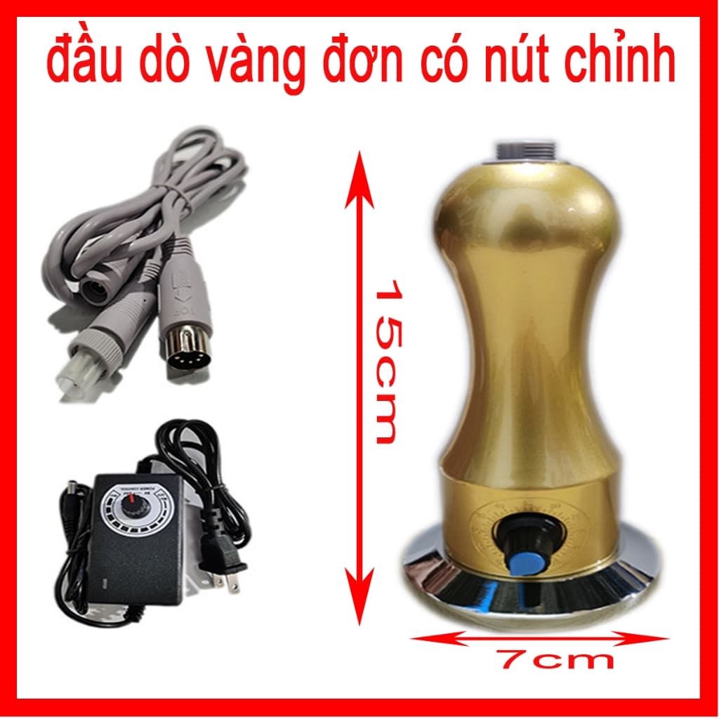 đầu dò vàng đơn dùng cho máy vật lý trị liệu, máy điện sinh học DDS