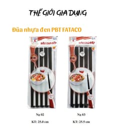 Bộ 10 đôi đũa nhựa đen- chịu nhiệt cao- kháng khuẩn tốt 6