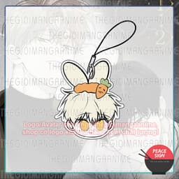(Tặng móc khóa) Tặng móc khóa(TAI THỎ) Dây treo điện thoại CHECKMATE Chiếu tướng BL in hình anime mica acrylic xinh xắn 3