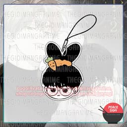 (Tặng móc khóa) Tặng móc khóa(TAI THỎ) Dây treo điện thoại CHECKMATE Chiếu tướng BL in hình anime mica acrylic xinh xắn 4