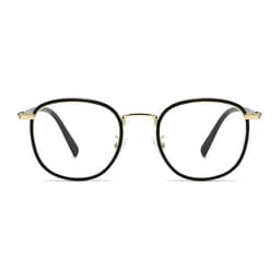 Gọng kính cận thời trang nam nữ ANDU EYEWEAR dáng vuông bo tròn chống UV chất liệu kim loại 21100 4