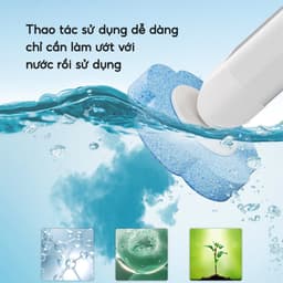 Bộ Chổi Cọ Nhà Vệ Sinh Bồn Cầu Toilet Gắn Tường JYoohome Bông Lau Dùng 1 Lần Khử Mùi Làm Sạch 3