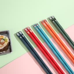 Đũa ăn cơm , SET 10 đôi đũa sợi thủy tinh Nhật Bản kháng khuẩn chống ẩm mốc, Đũa ăn sợi thuỷ tinh chịu nhiệt 3