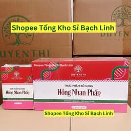 Hồng Nhan Phấn Bách Y Sâm Duyên Thị TRẮNG SÁNG DA MỜ NÁM Hộp 10 gói, 30 gói, 60 gói x 3gr (Mẫu Mới Dạng Bột) 2